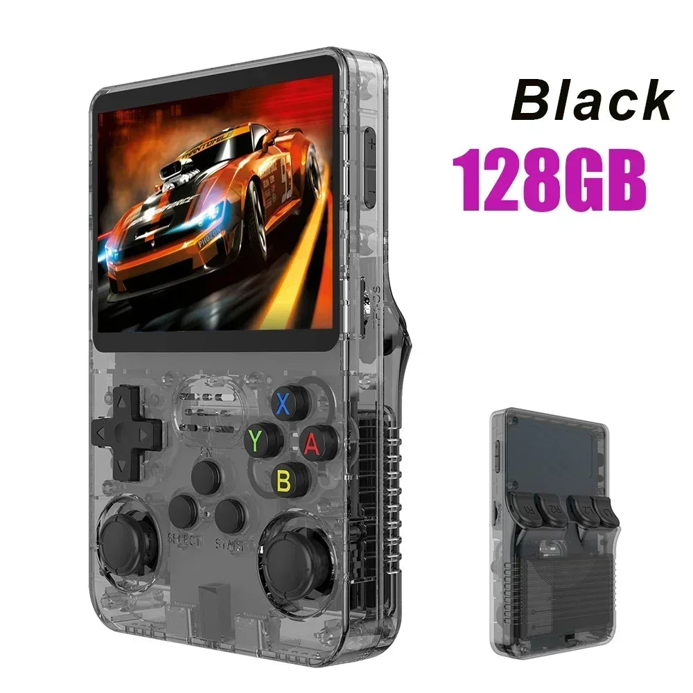 R36S Retro Handheld Game Console - 3.5'' IPS Screen - 64GB/128GB/256GB Storage - ARKOS 2.0 Portable Gaming System