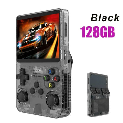 R36S Retro Handheld Game Console - 3.5'' IPS Screen - 64GB/128GB/256GB Storage - ARKOS 2.0 Portable Gaming System