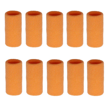 Athletic Finger Support Sleeves - 10 Pack Compression Guards for Basketball, Volleyball, Gym & Sports