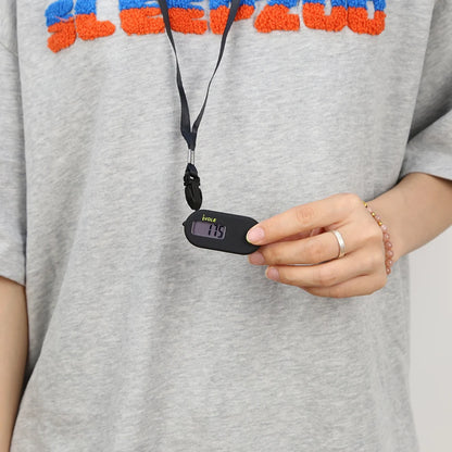 Portable Digital Pedometer with Clip - Lightweight Step Counter for Walking, Running & Jogging