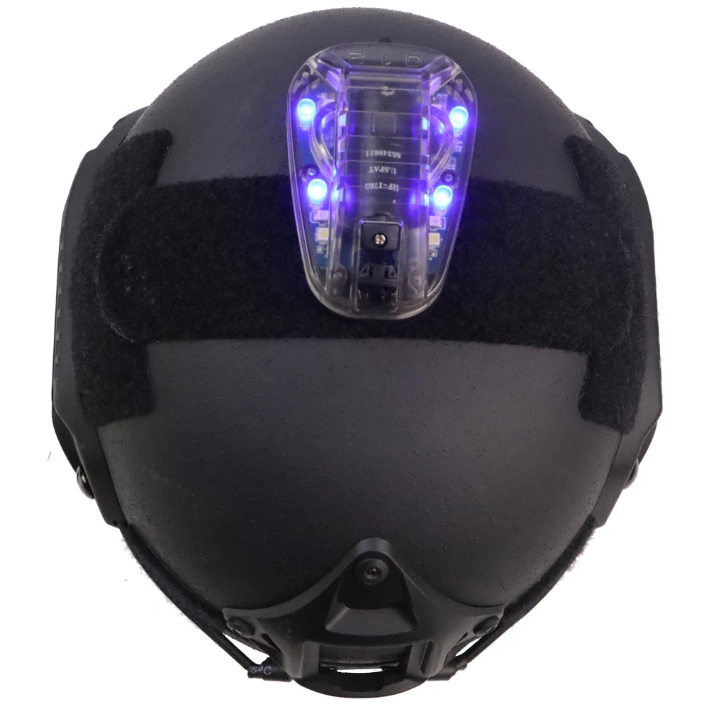 Tactical Helmet Light - Multi-Function IR Strobe Signal Lamp with Velcro Mount