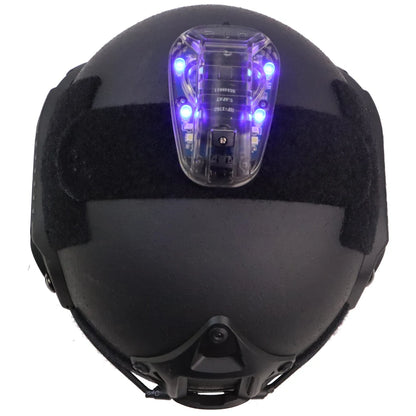 Tactical Helmet Light - Multi-Function IR Strobe Signal Lamp with Velcro Mount
