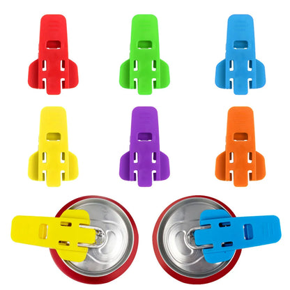 Portable Can & Bottle Opener Set - Reusable Easy Pop-Top Opener with Resealable Lid for Camping & Outdoor