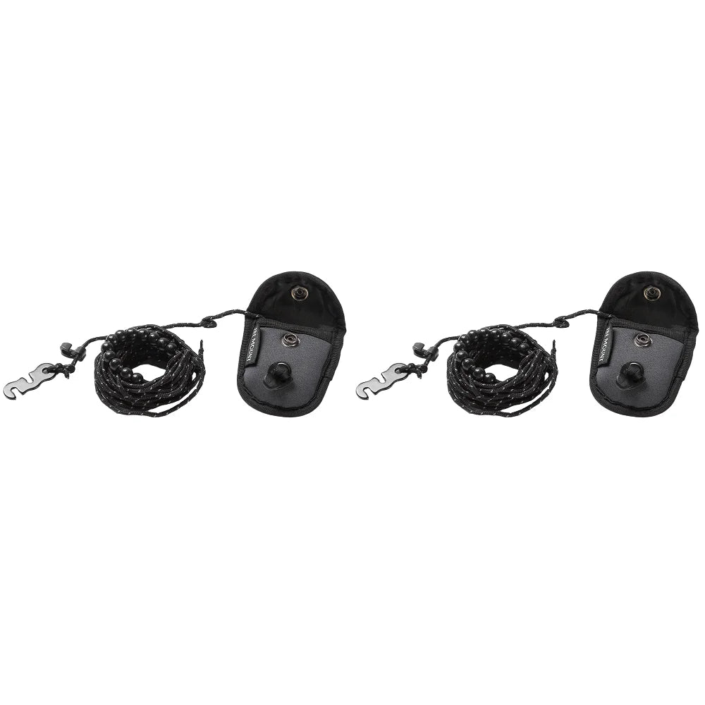 Windproof Elastic Travel Clothesline 3M with 12 Clips - Portable Stretch Laundry Line for Camping, Hotel, Trip & Cruise