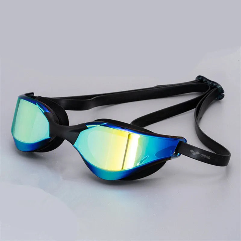 Professional HD Anti-Fog Swimming Goggles - Leak-Proof Adjustable Silicone Eyewear for Men & Women