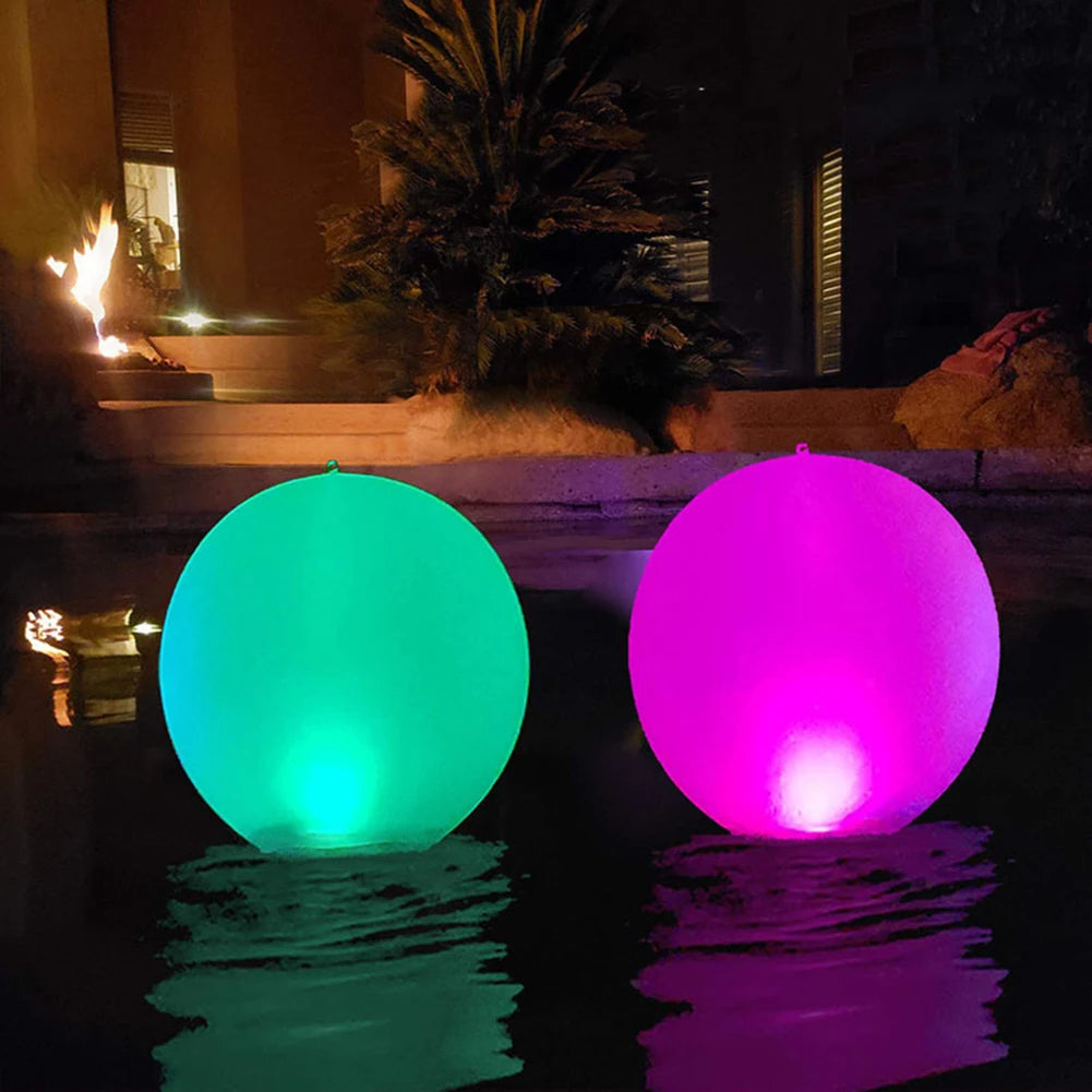 Waterproof LED Pool Lights Ball Set - 16 Color Floating Underwater Swimming Pool Lights - 40/60/90CM Options - 1-5 Pieces Available