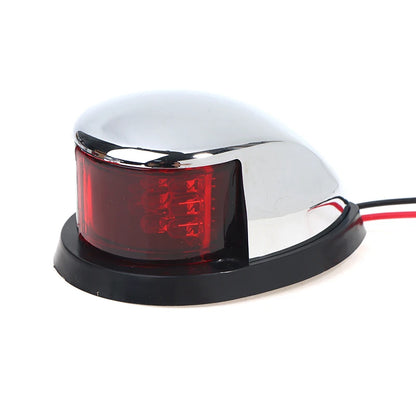 Marine LED Navigation Light - 12V Waterproof Red/Green Bow Light for Boats & Yachts