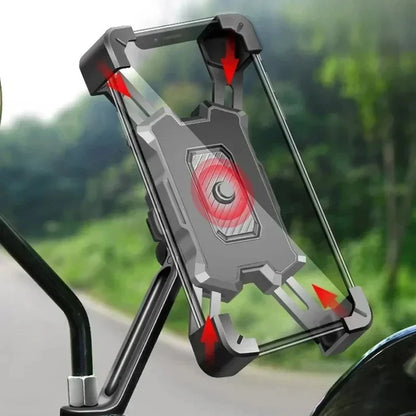 360° Rotatable Phone Mount - Universal Non-Slip Holder for Motorcycle, Mountain Bike & Cycling