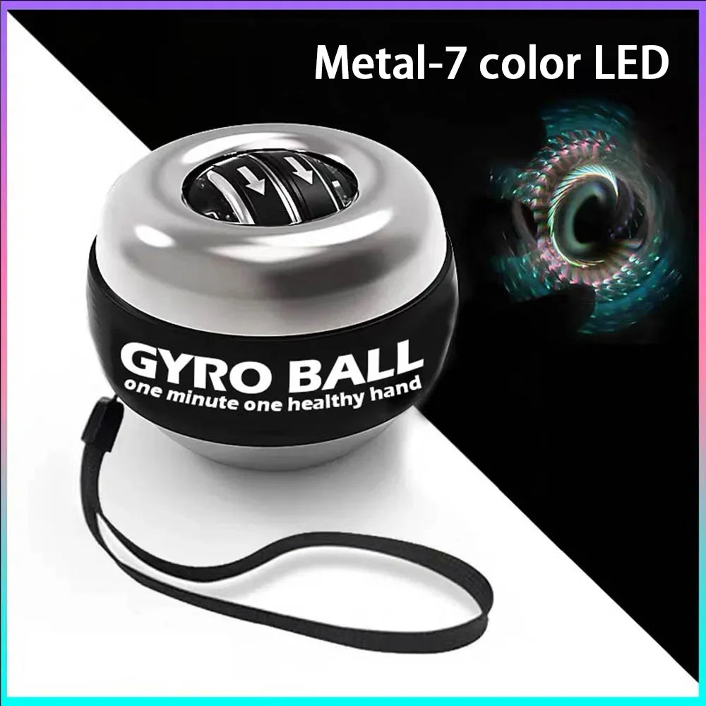 Gyro Power Ball - Wrist and Forearm Strengthener for Fitness Training