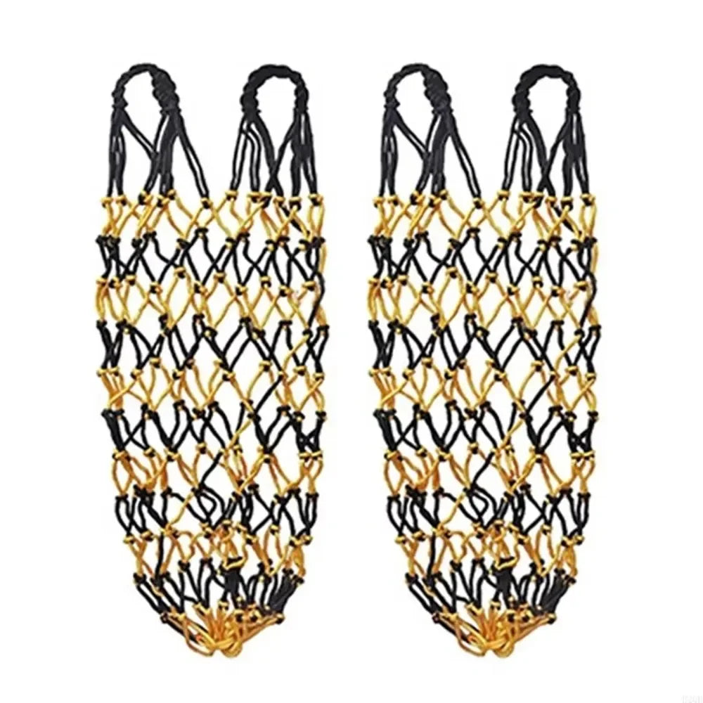 Premium Slow-Feed Horse Hay Net Bag Set (2 Pcs) – 40" Large Capacity Hanging Feeder