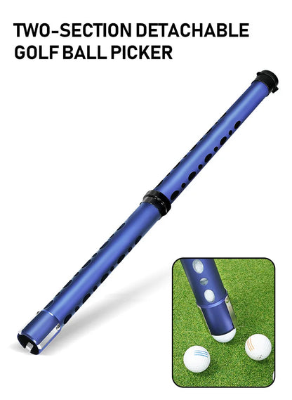 Aluminum Golf Ball Picker Tube - No-Bend Ball Catcher & Collector for Practice & Training Accessories