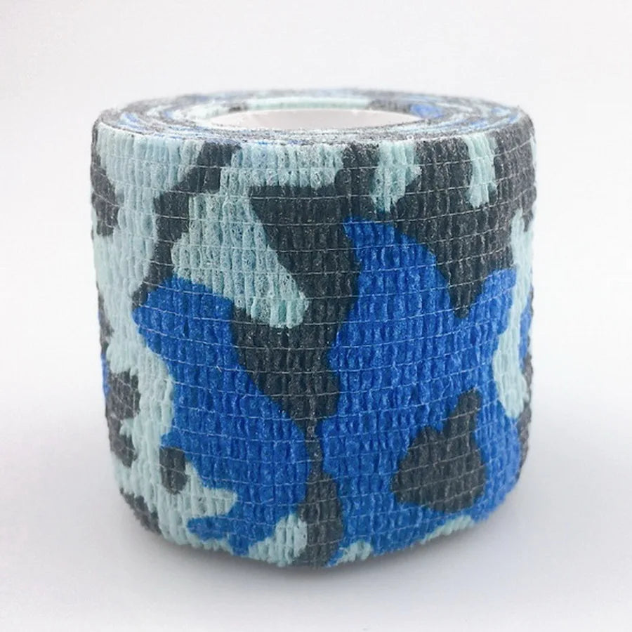 Self-Adhesive Elastic Bandage Tape - Breathable Medical Sport Wrap for Finger, Wrist & Ankle - Camouflage Fixer Tape for Pets & Animals