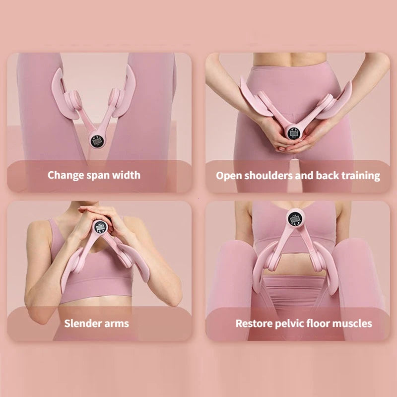 Pelvic Floor & Thigh Exerciser - Non-Slip Leg Trainer for Postpartum Recovery and Butt Training