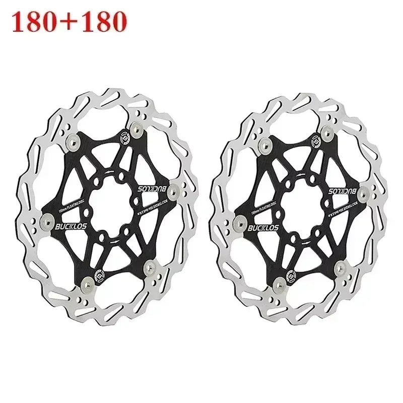 Floating Disc Brake Rotor - 160mm/180mm/203mm MTB & Road Bike - Ultralight Heat Dissipation Design