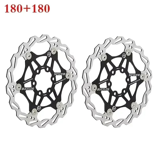 Floating Disc Brake Rotor - 160mm/180mm/203mm MTB & Road Bike - Ultralight Heat Dissipation Design