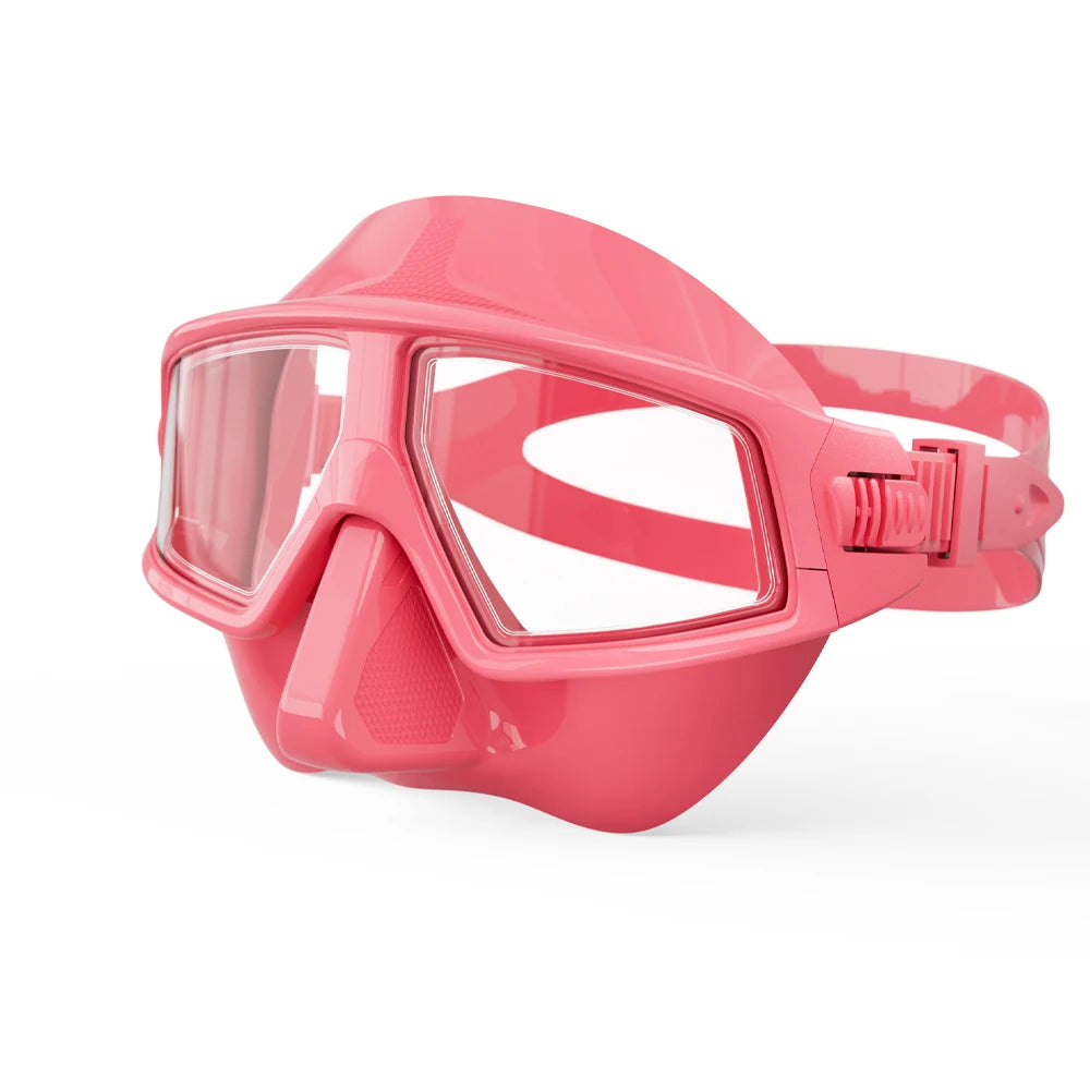 Professional Scuba Diving Mask Set HD Anti-Fog Lens UV Protection Adjustable Snorkeling Swimming Goggles for Adult Divers