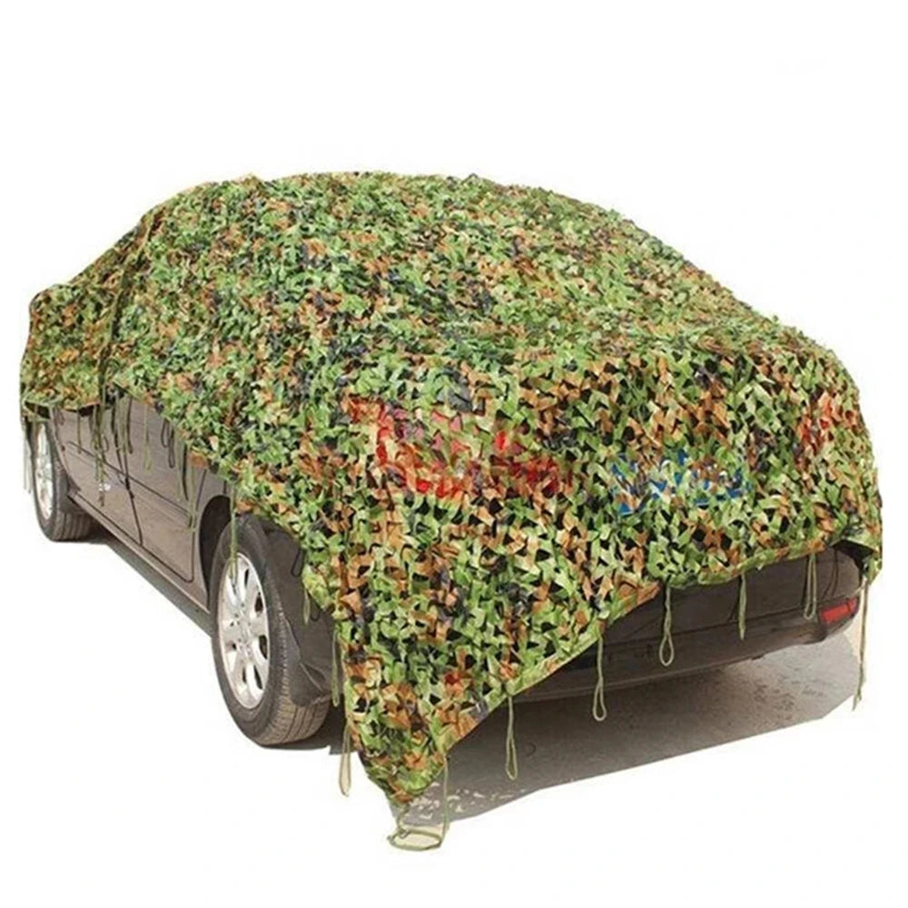 210D Oxford Military Camouflage Netting - Garden Gazebo Sun Shelter Net for Hunting & Outdoor Use