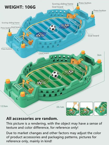 Mini Tabletop Soccer Game - Interactive Desktop Football Competition for Family & Friends