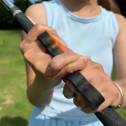 Golf Grip Trainer - 2 Pack T-Shape Non-Slip Swing Pad for Ball Control & Posture Correction