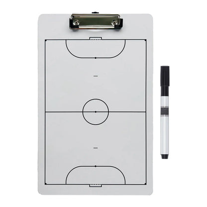 Volleyball Tactic Coaching Board - 35cm x 22cm Portable Strategy Clipboard for Volleyball, Handball & Futsal