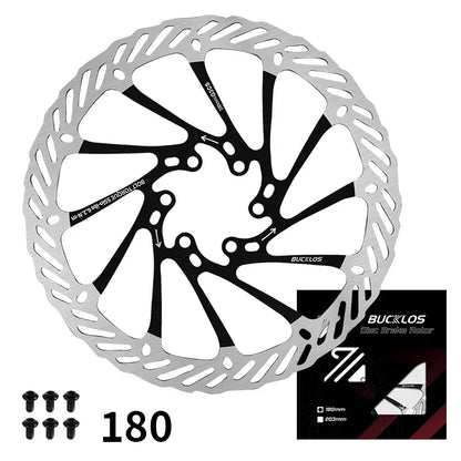 Ultralight Hydraulic Disc Brake Rotor 160/180/203mm - Mountain & Road Bike Compatible with Free Mounting Bolts
