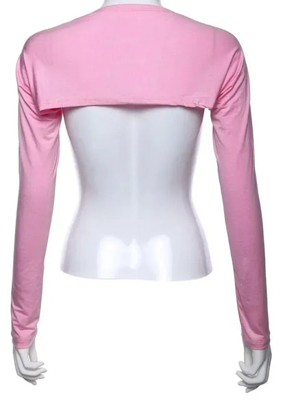 Muslim Arm Sleeves for Women - One Piece Shrug Bolero Cover - Ramadan Prayer Wear - 20 Colors Available