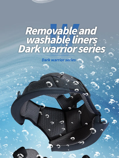 Modular Motorcycle Helmet - Full Face/Open Face 3/4 Dual Visor Helmet (ECE/DOT Certified, Unisex)