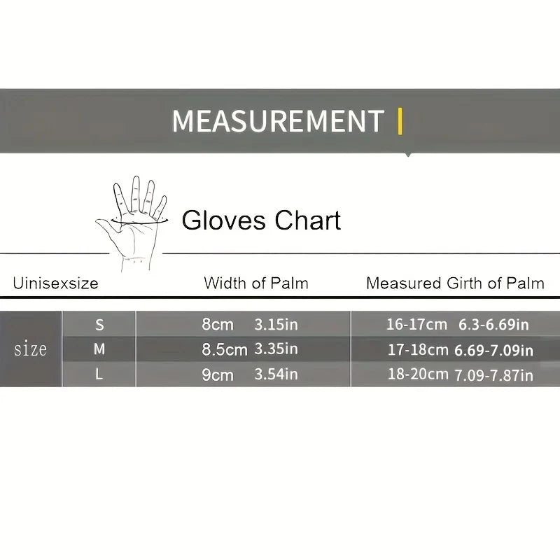 Lightweight Workout Gloves with Excellent Grip - Unisex - Weightlifting, Cycling, Exercise, Training, Fitness & Rowing