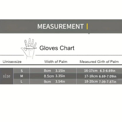 Lightweight Workout Gloves with Excellent Grip - Unisex - Weightlifting, Cycling, Exercise, Training, Fitness & Rowing