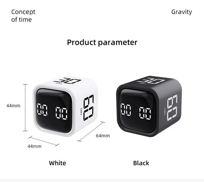 Digital Flip Timer with Vibration and Sound Alerts - 5-60 Minute Countdown