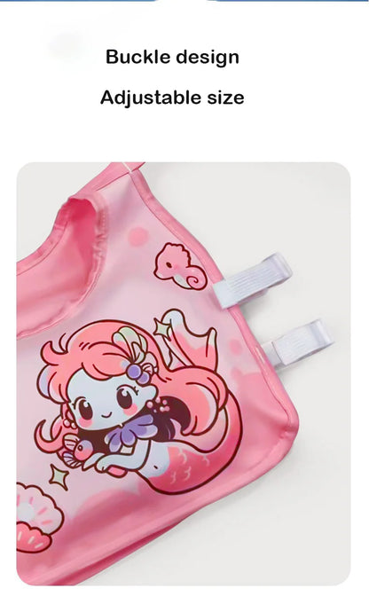 Kids Swimming Safety Vest - Inflatable Pool Float Ring with Arm Support for Children Water Play Equipment