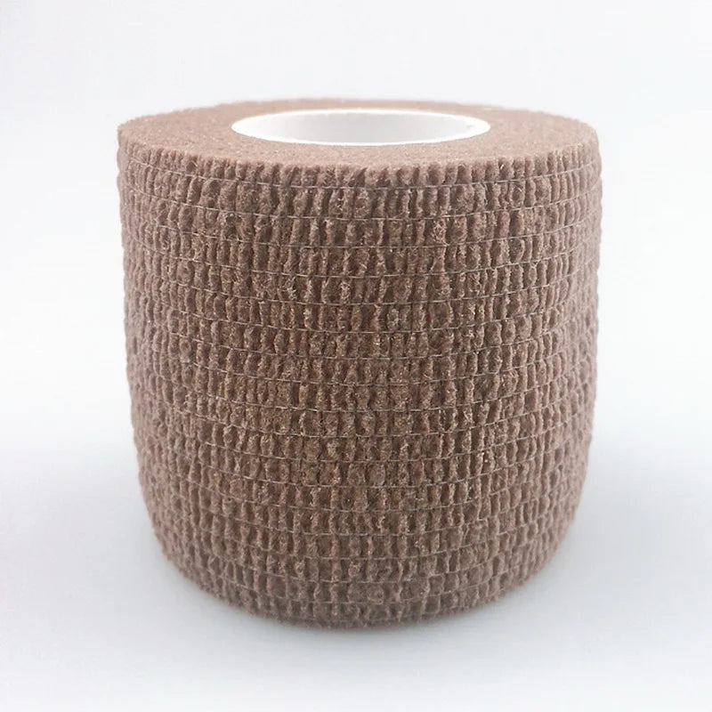 Self-Adhesive Elastic Bandage Tape - Breathable Medical Sport Wrap for Finger, Wrist & Ankle - Camouflage Fixer Tape for Pets & Animals
