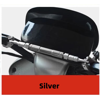 22mm Motorcycle Handlebar Crossbar - Adjustable Reinforcement Balance Bracket with Handle Grips | Steering Stabilizer Expansion Rod Replacement