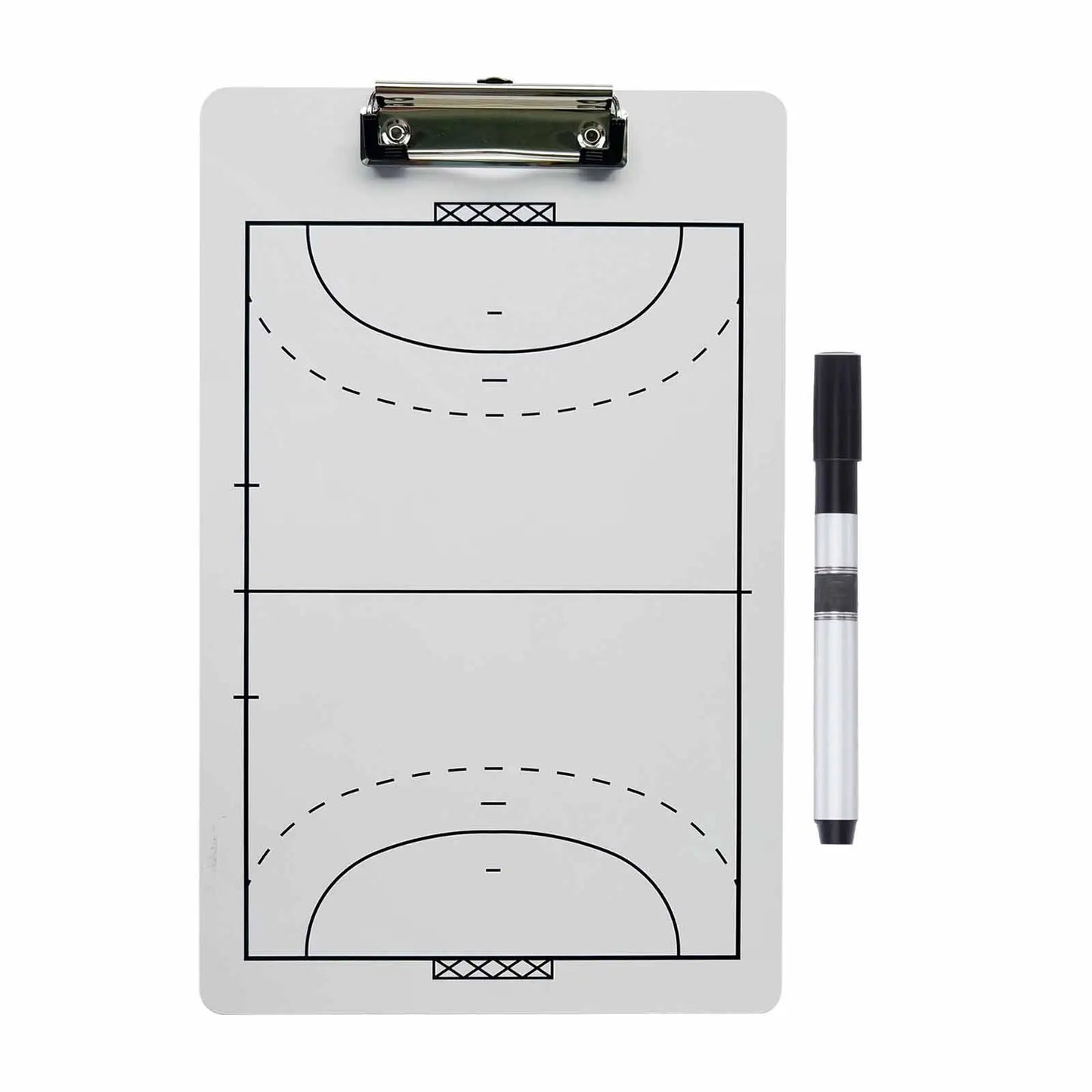 Volleyball Tactic Coaching Board - 35cm x 22cm Portable Strategy Clipboard for Volleyball, Handball & Futsal