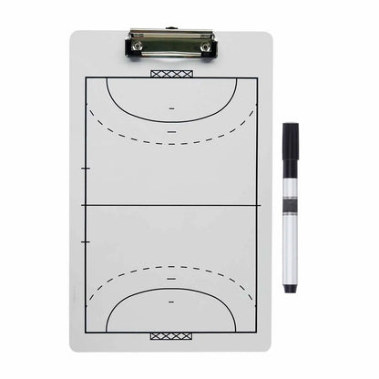 Volleyball Tactic Coaching Board - 35cm x 22cm Portable Strategy Clipboard for Volleyball, Handball & Futsal