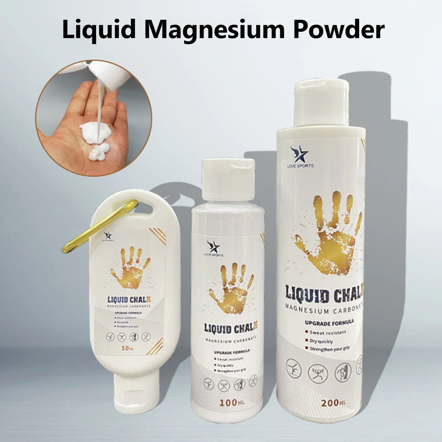 Liquid Chalk Sports Magnesium Powder - Ultimate Grip and Performance