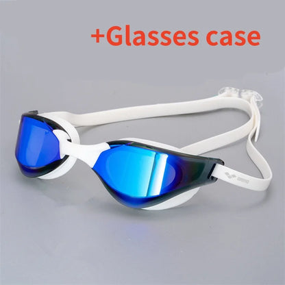 Professional HD Anti-Fog Swimming Goggles - Leak-Proof Adjustable Silicone Eyewear for Men & Women