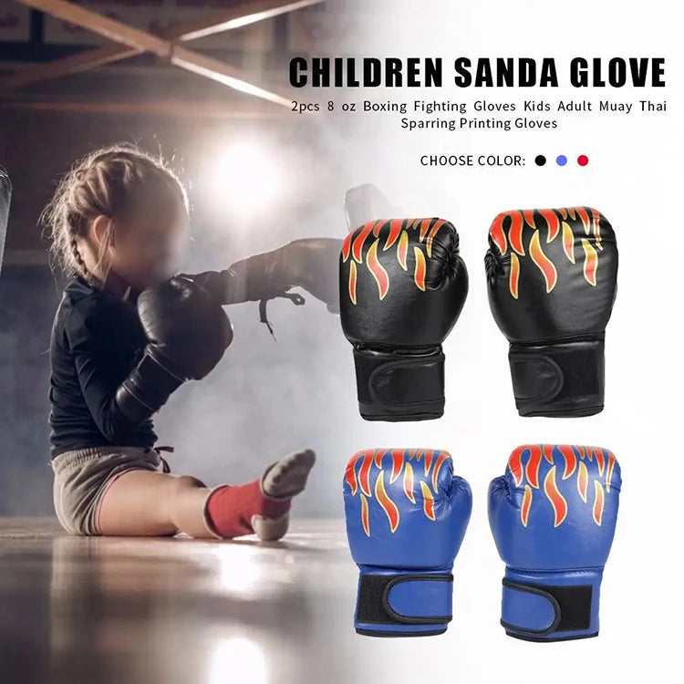 Boxing Training Gloves for Kids & Adults - Taekwondo Combat Fitness Protective Gear