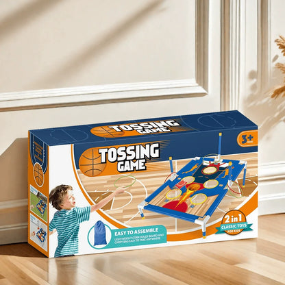 Portable Bean Bag Toss Game Set - Sandbag Throwing Game for Kids Ages 3+ and Adults
