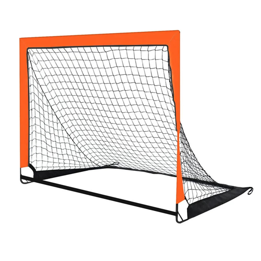 Portable Foldable Soccer Goals for Backyard – Mobile Training Football Net for Kids, Indoor & Outdoor Pop-Up Design