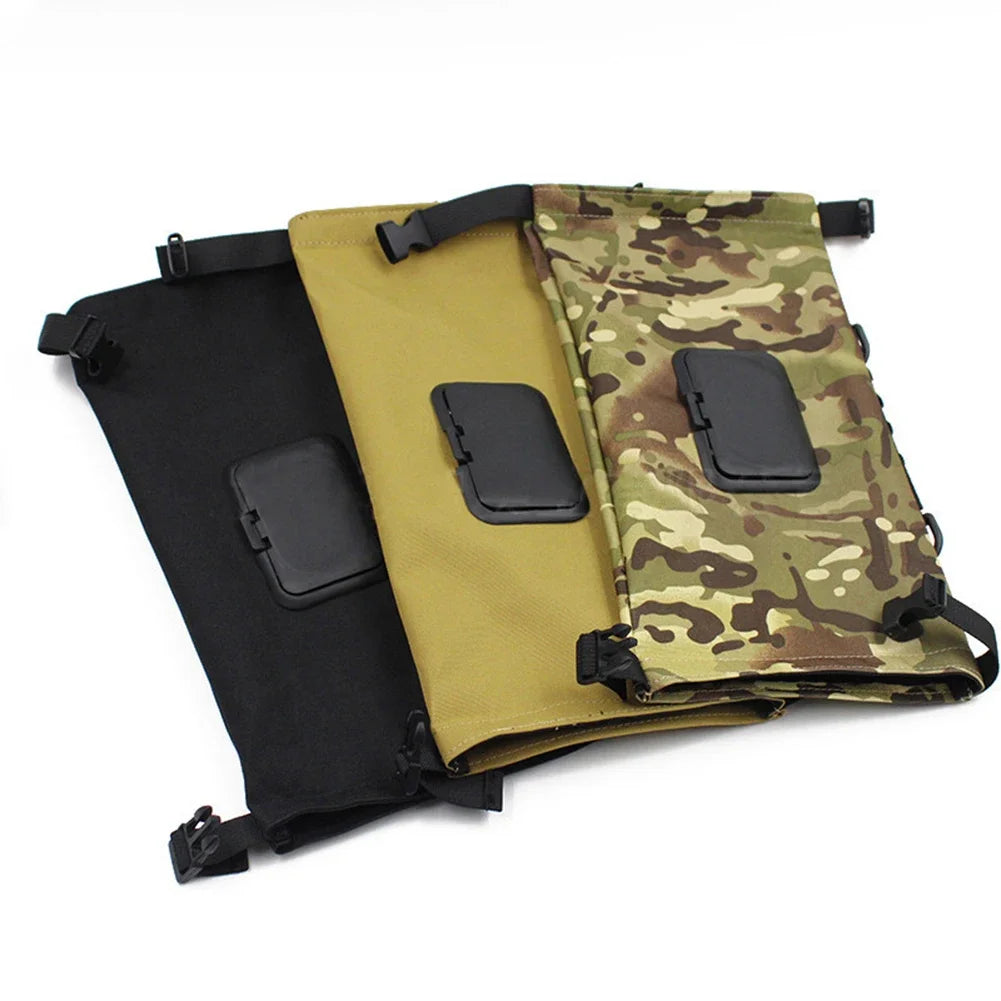 Canvas Wet Wipes Dispenser - Hanging Storage Box for Paper Towels and Wet Tissues - Outdoor Camping Accessories