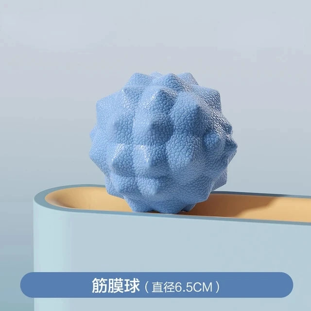 Dual-Texture Fascia Massage Ball Set - Peanut & Round Design for Deep Tissue Relief