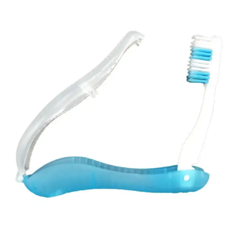 Portable Folding Travel Toothbrush - Disposable Camping Hiking Oral Hygiene Cleaning Tool for Sports & Survival Gear