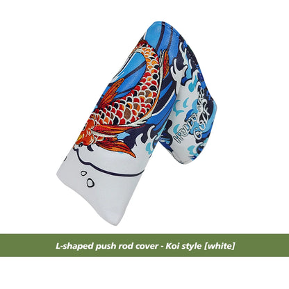 Golf Blade Putter Cover - Multiple Style Headcover with Magnetic & Hook-and-Loop Closure, Club Protective Headgear