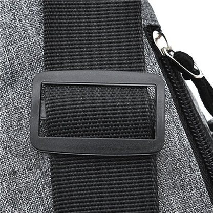 Men's Waterproof Canvas Crossbody Bag - Korean Style Outdoor Sports Waist Pack with Multiple Carry Options