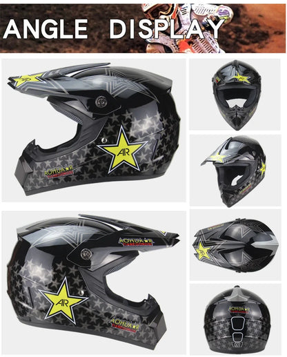 Full Face Motocross Helmet - Off-Road Downhill AM DH Cross Capacete - Free Shipping + 3 Free Gifts