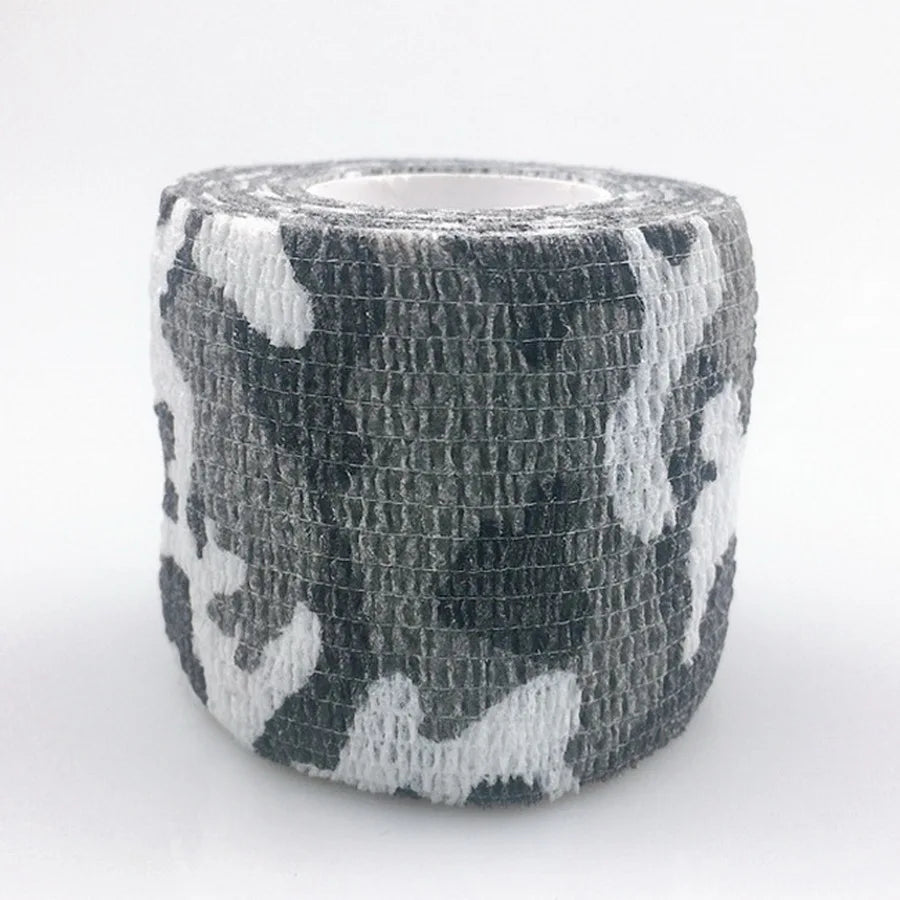 Self-Adhesive Elastic Bandage Tape - Breathable Medical Sport Wrap for Finger, Wrist & Ankle - Camouflage Fixer Tape for Pets & Animals