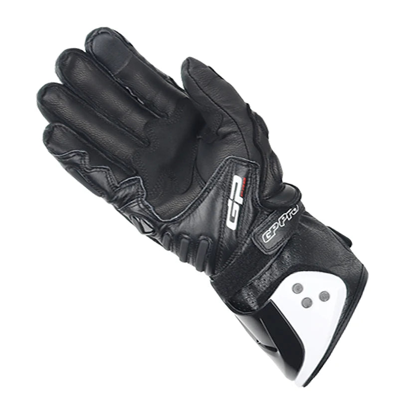 Two-X GP Pro Men's Motorcycle Racing Gloves - Long Leather Sports Protection with Touch Screen
