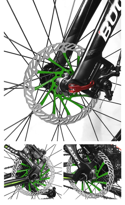 Ultralight Hydraulic Disc Brake Rotor 160/180/203mm - Mountain & Road Bike Compatible with Free Mounting Bolts