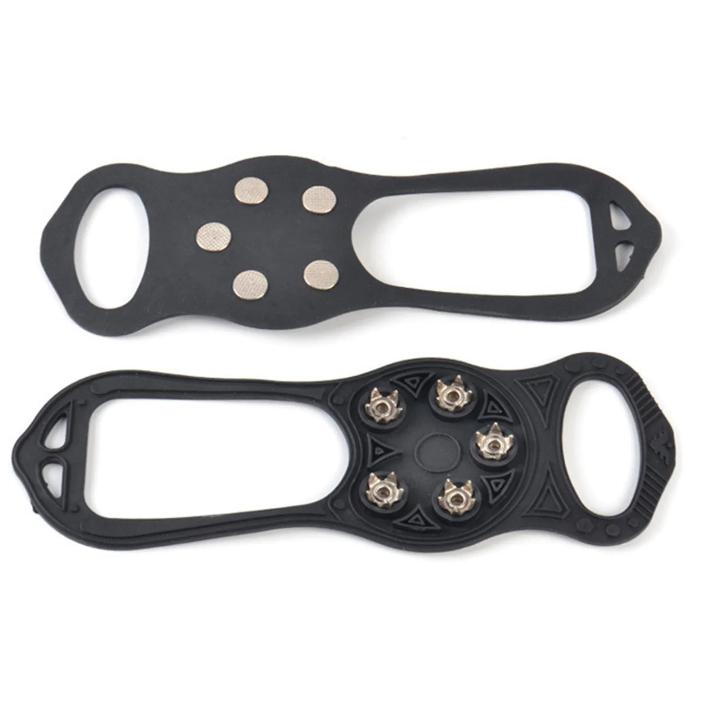 Universal Winter Snow Grips - Anti-Slip Boot Spikes with Studs for Outdoor Hiking and Climbing